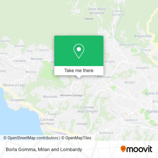Borla Gomma map
