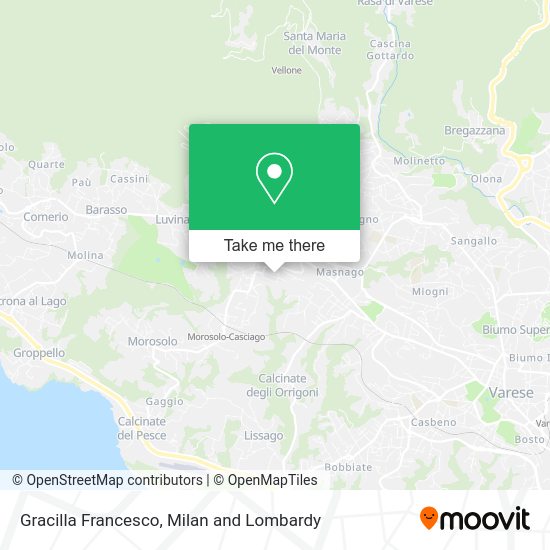 Gracilla Francesco map