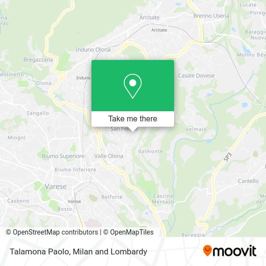 Talamona Paolo map