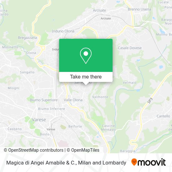 Magica di Angei Amabile & C. map