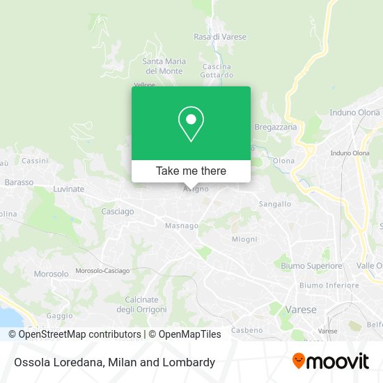 Ossola Loredana map