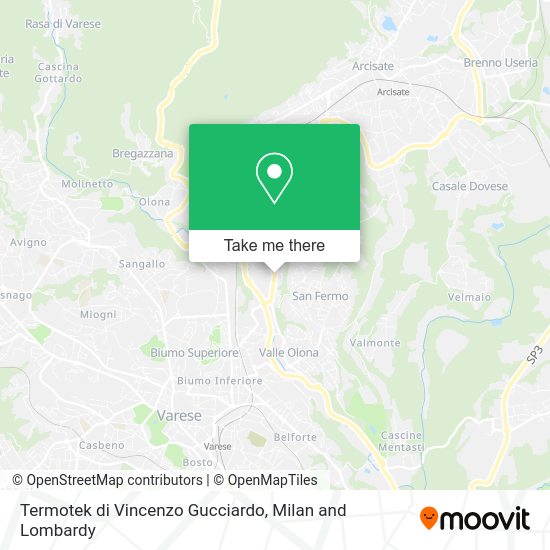 Termotek di Vincenzo Gucciardo map