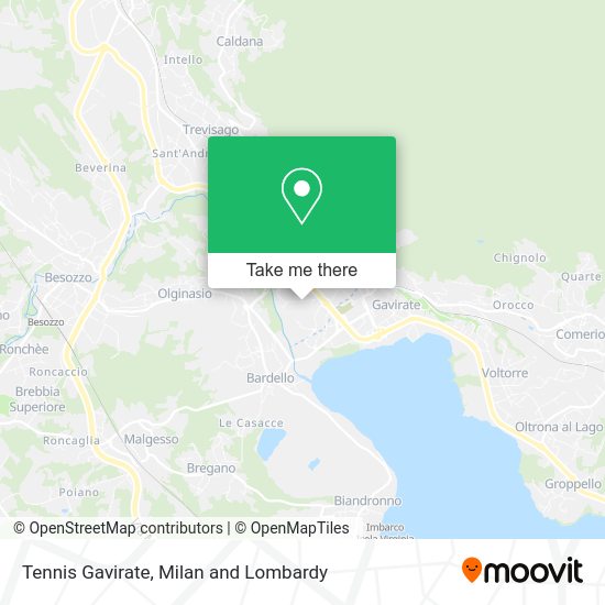 Tennis Gavirate map