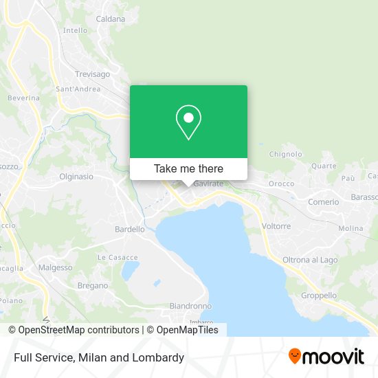 Full Service map