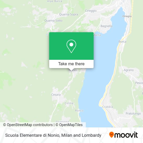 Scuola Elementare di Nonio map