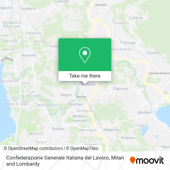 Confederazione Generale Italiana del Lavoro map