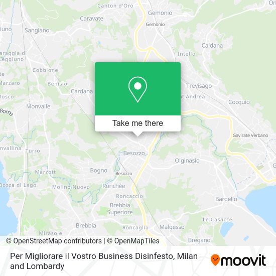 Per Migliorare il Vostro Business Disinfesto map