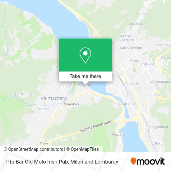 Ptp Bar Old Molo Irish Pub map