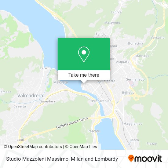 Studio Mazzoleni Massimo map