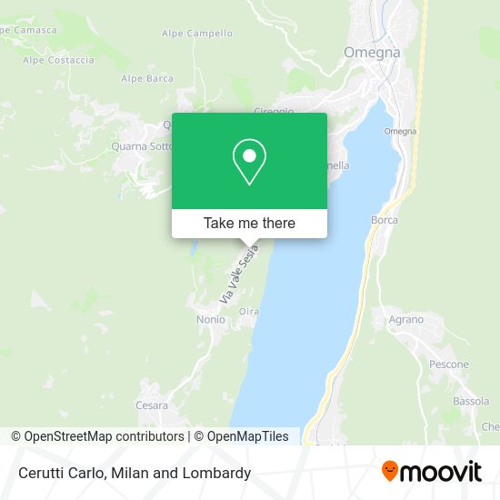 Cerutti Carlo map