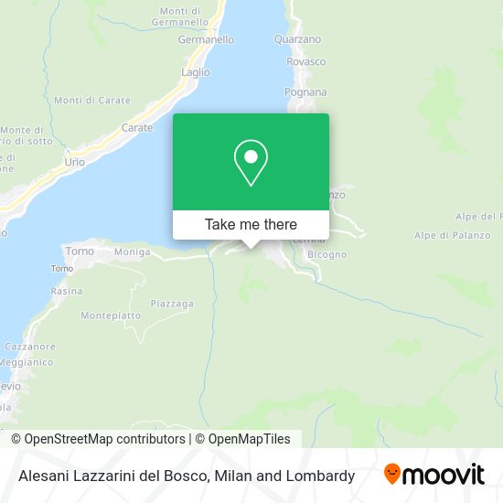 Alesani Lazzarini del Bosco map