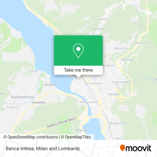 Banca Intesa map