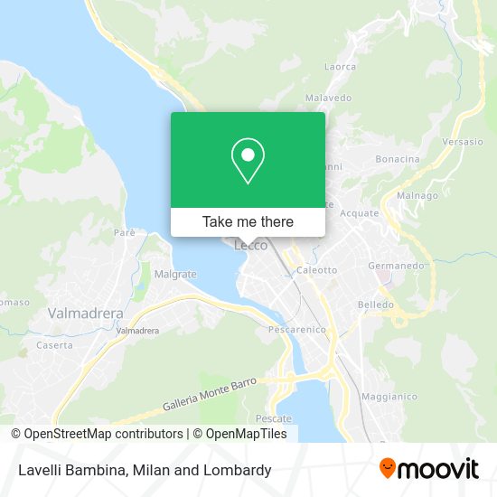 Lavelli Bambina map