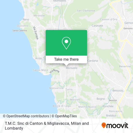 T.M.C. Snc di Canton & Migliavacca map