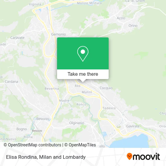 Elisa Rondina map