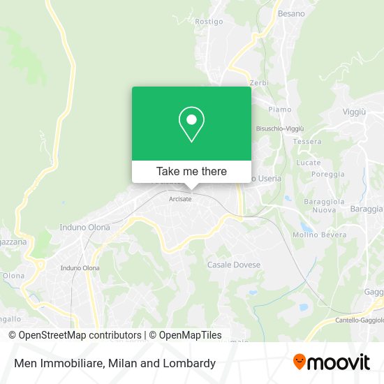 Men Immobiliare map