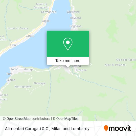 Alimentari Carugati & C. map