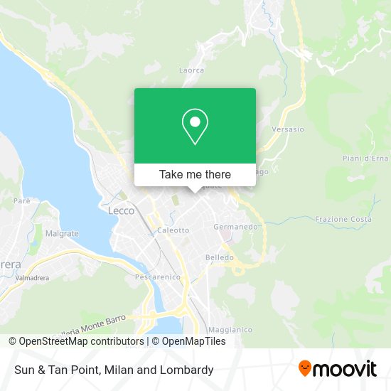Sun & Tan Point map