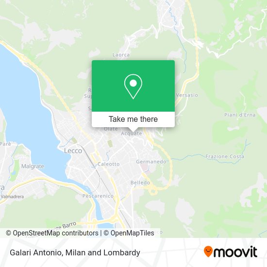 Galari Antonio map