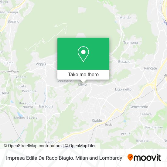 Impresa Edile De Raco Biagio map