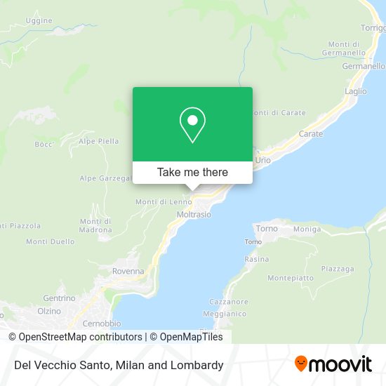 Del Vecchio Santo map