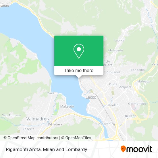 Rigamonti Areta map