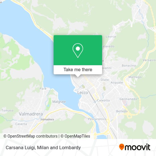 Carsana Luigi map