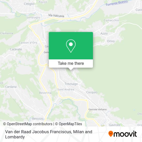 Van der Raad Jacobus Franciscus map