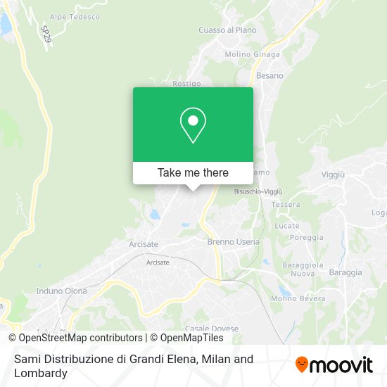 Sami Distribuzione di Grandi Elena map