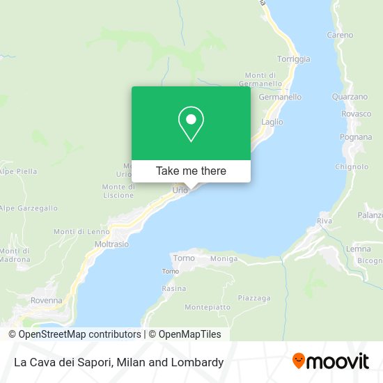 La Cava dei Sapori map