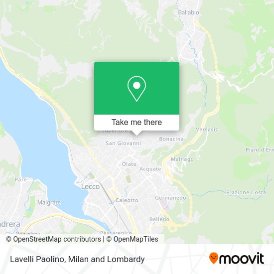 Lavelli Paolino map