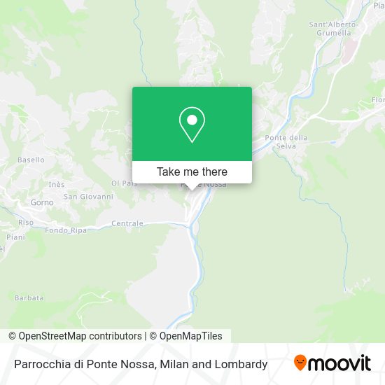 Parrocchia di Ponte Nossa map