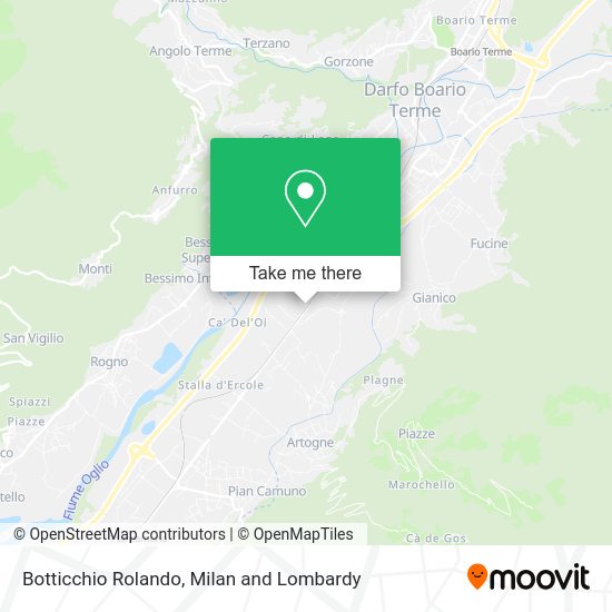 Botticchio Rolando map