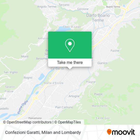Confezioni Garatti map