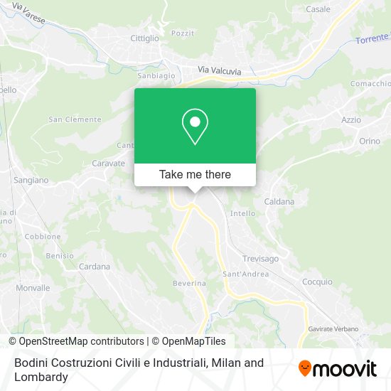 Bodini Costruzioni Civili e Industriali map