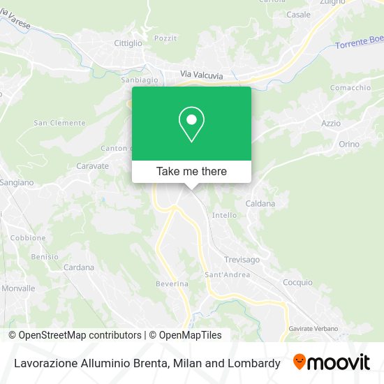 Lavorazione Alluminio Brenta map