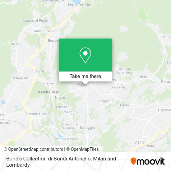 Bond's Collection di Bondi Antonello map