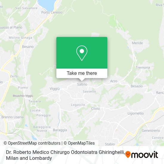 Dr. Roberto Medico Chirurgo Odontoiatra Ghiringhelli map