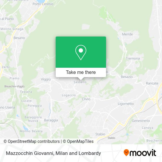 Mazzocchin Giovanni map