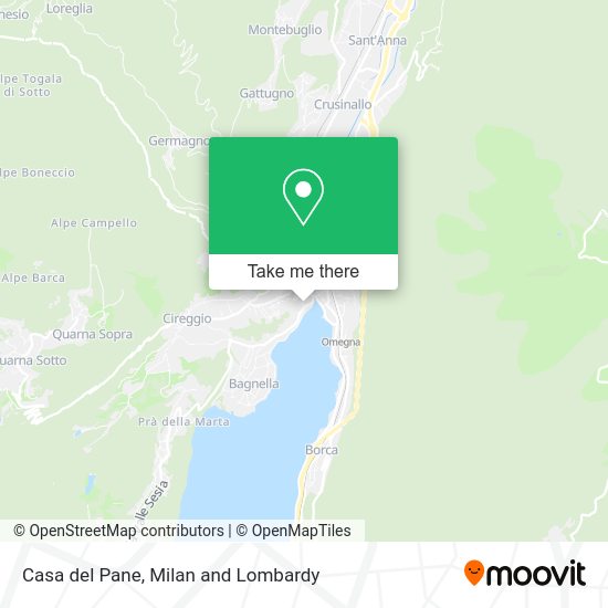 Casa del Pane map