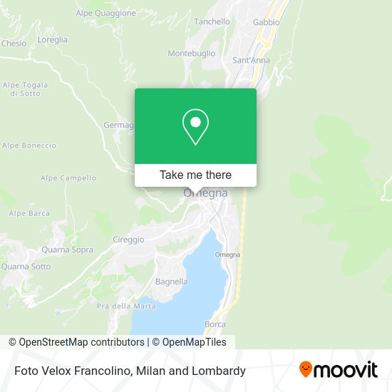 Foto Velox Francolino map