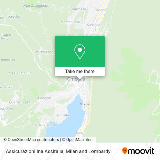 Assicurazioni Ina Assitalia map