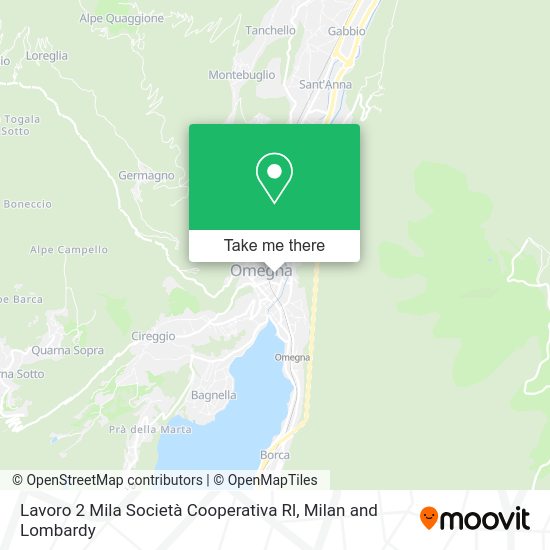 Lavoro 2 Mila Società Cooperativa Rl map