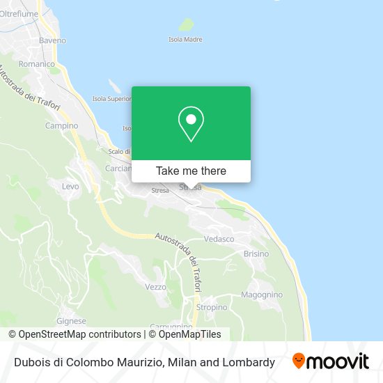 Dubois di Colombo Maurizio map