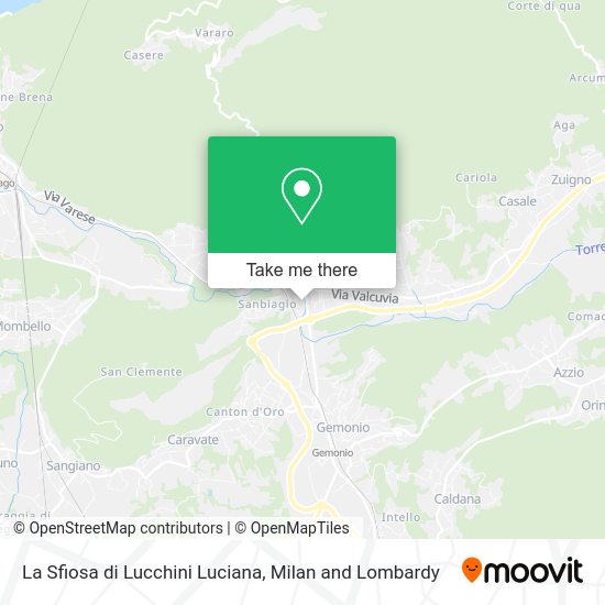 La Sfiosa di Lucchini Luciana map