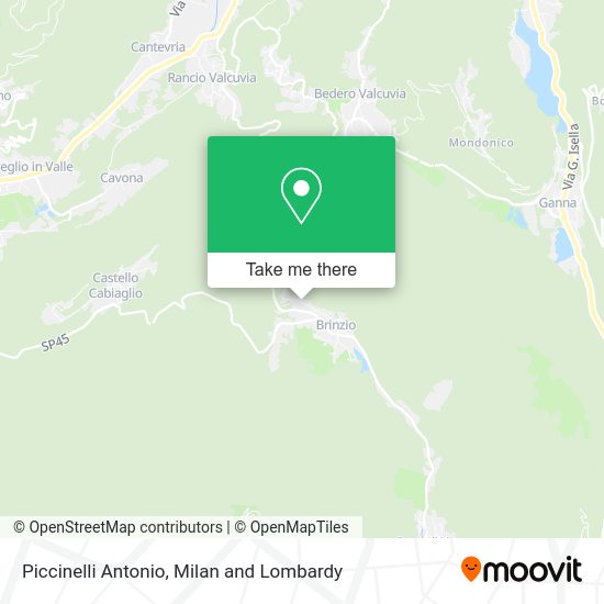 Piccinelli Antonio map