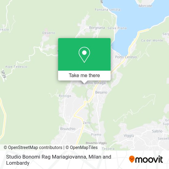Studio Bonomi Rag Mariagiovanna map