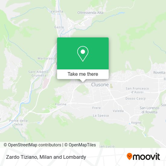Zardo Tiziano map