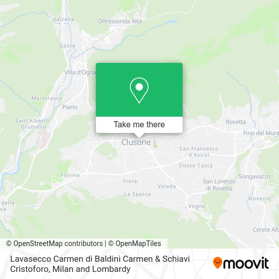Lavasecco Carmen di Baldini Carmen & Schiavi Cristoforo map