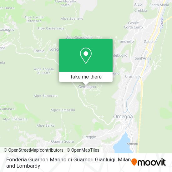 Fonderia Guarnori Marino di Guarnori Gianluigi map